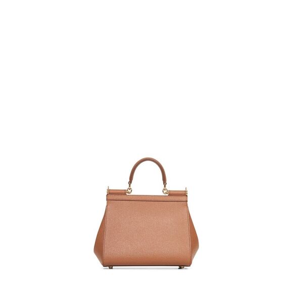 Dolce & Gabbana Women Medium Sicily Handbag In Camel - Picture 3 of 3